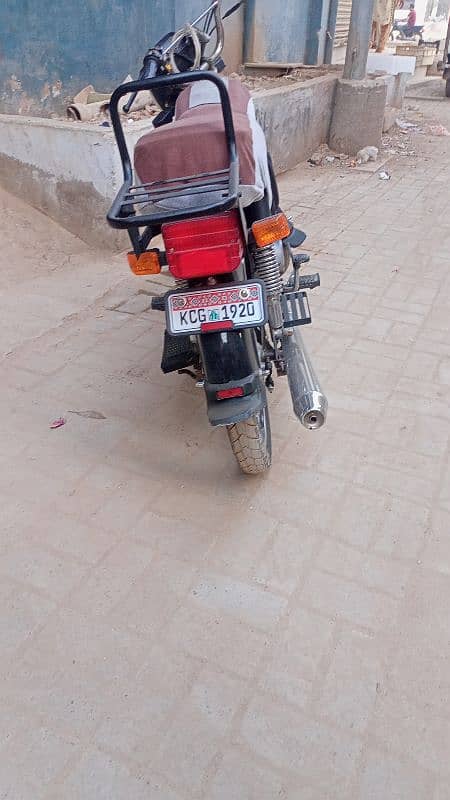 Honda 70 cc 1984 model converted into 1992 2