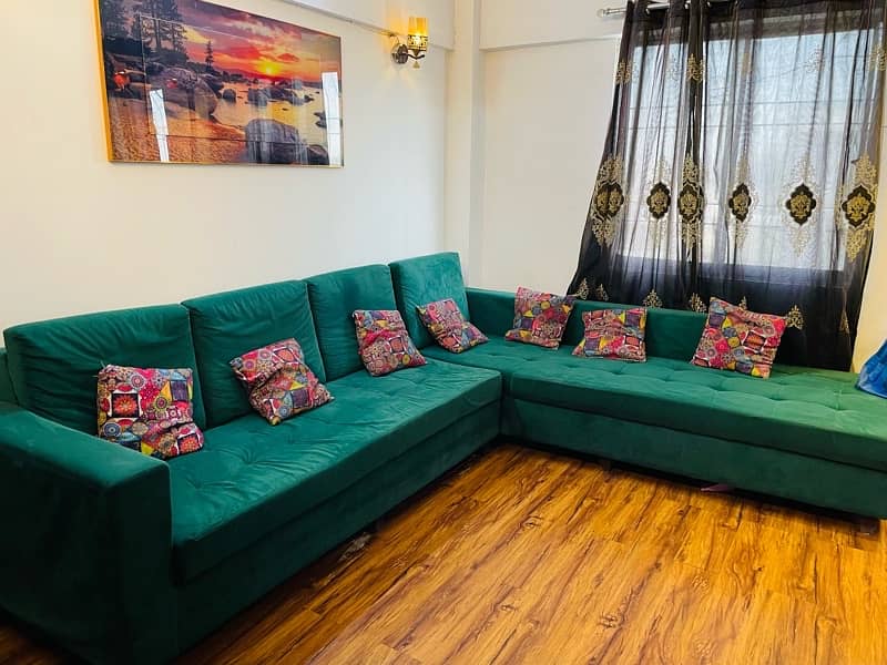 7 seater valvet sofa for sale 2