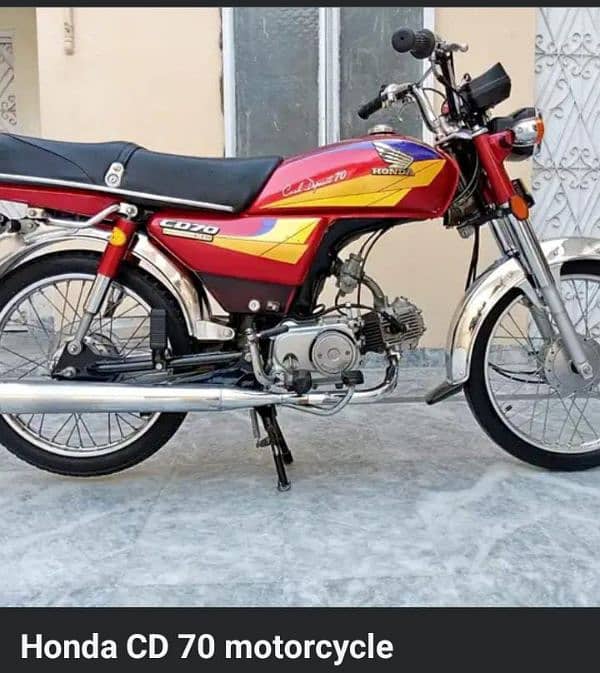 Honda CD 70 CC Bike 2005//03156924250// 1