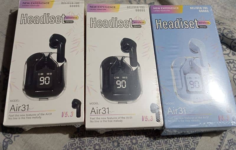 New Air31 Wireless Bluetooth Earbuds 0