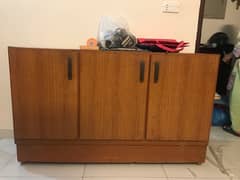 wooden cabinets