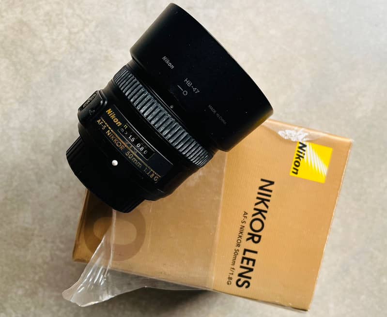 Nikon lens 50mm 1.8g AF (FOR SALE) LAHORE 1