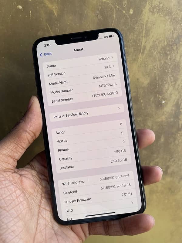 iPhone XS Max 256GB 3