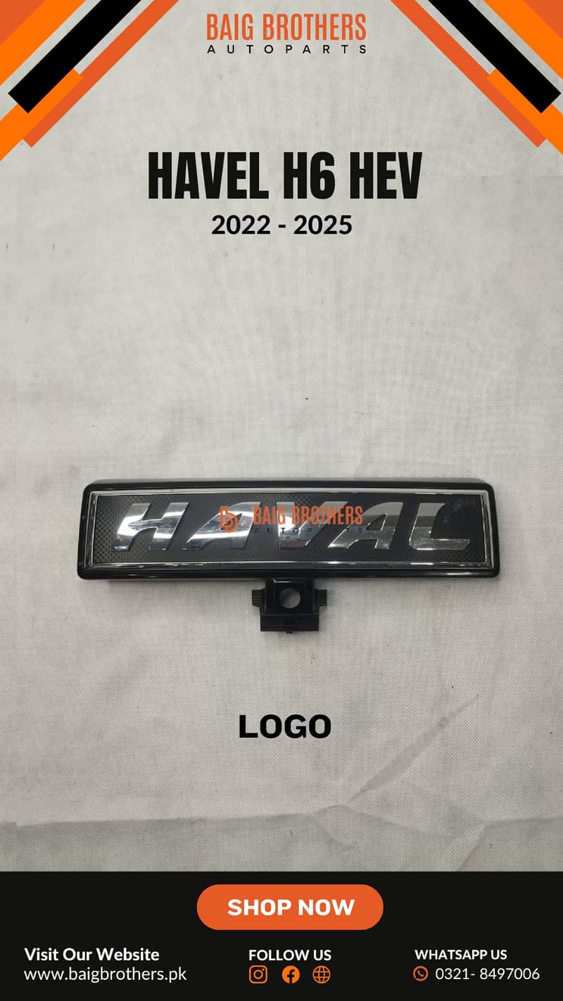 Byd Atto 3 Haval H6 Mg Hs Kia Stonic Hyundai Tucson Bonnet Light Grill 11