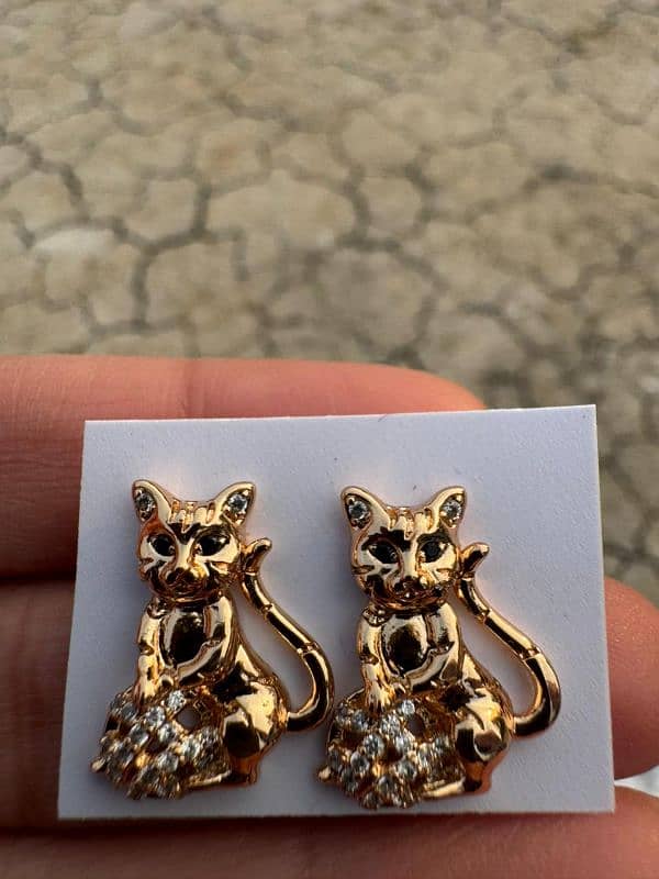 Cat earrings 2