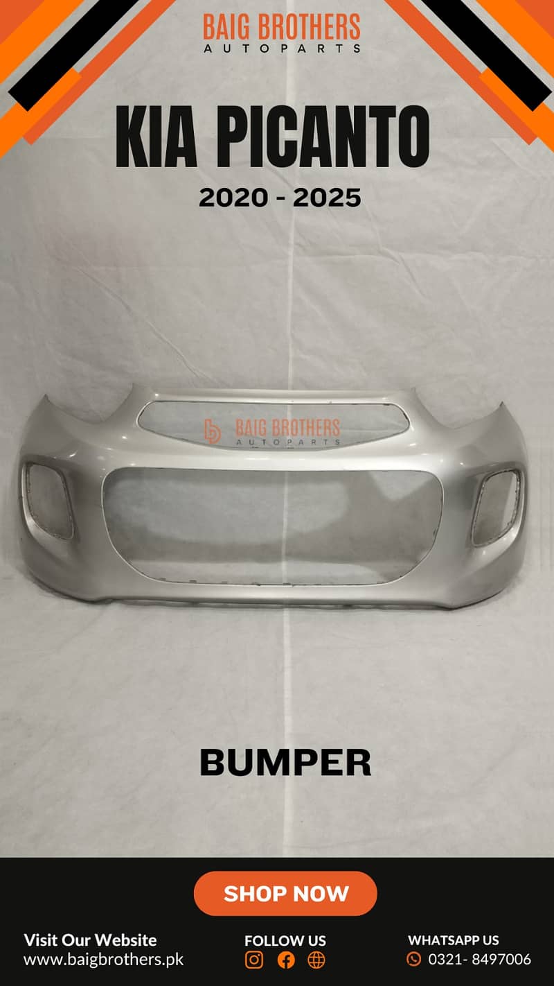 Honda Tucson Kia Sportage Picanto ZS HS Bumper Digi Door Fender Parts. 19