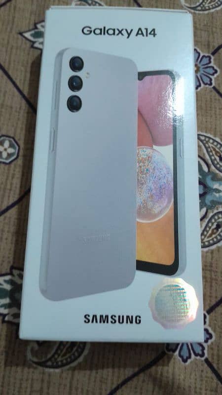 Samsung A14 Brand New 4GB 128GB Complete saman 4 month warenty 1