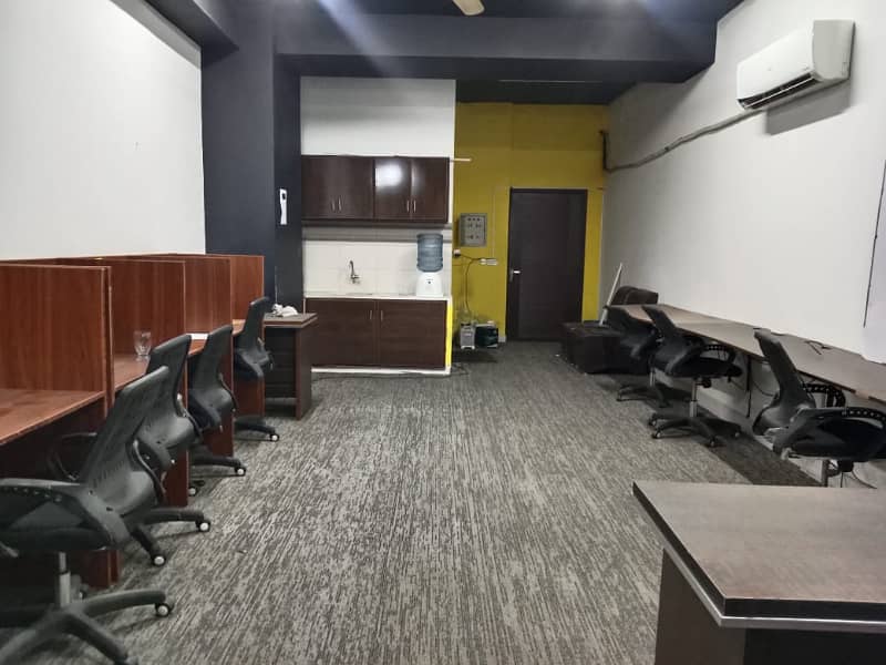 600 sqft Fully Furnished Office Main Boulevard Gulberg Original Pics Attached 0