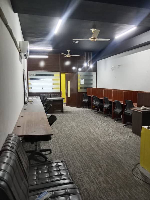 600 sqft Fully Furnished Office Main Boulevard Gulberg Original Pics Attached 2