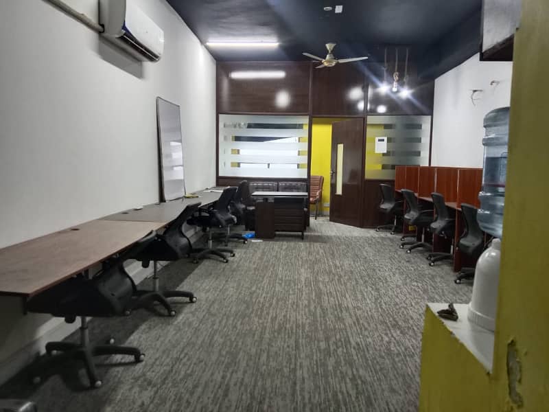 600 sqft Fully Furnished Office Main Boulevard Gulberg Original Pics Attached 7