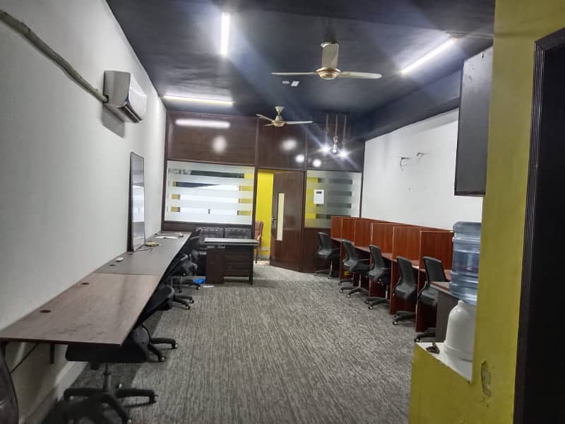 600 sqft Fully Furnished Office Main Boulevard Gulberg Original Pics Attached 11