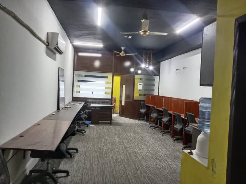 600 sqft Fully Furnished Office Main Boulevard Gulberg Original Pics Attached 12