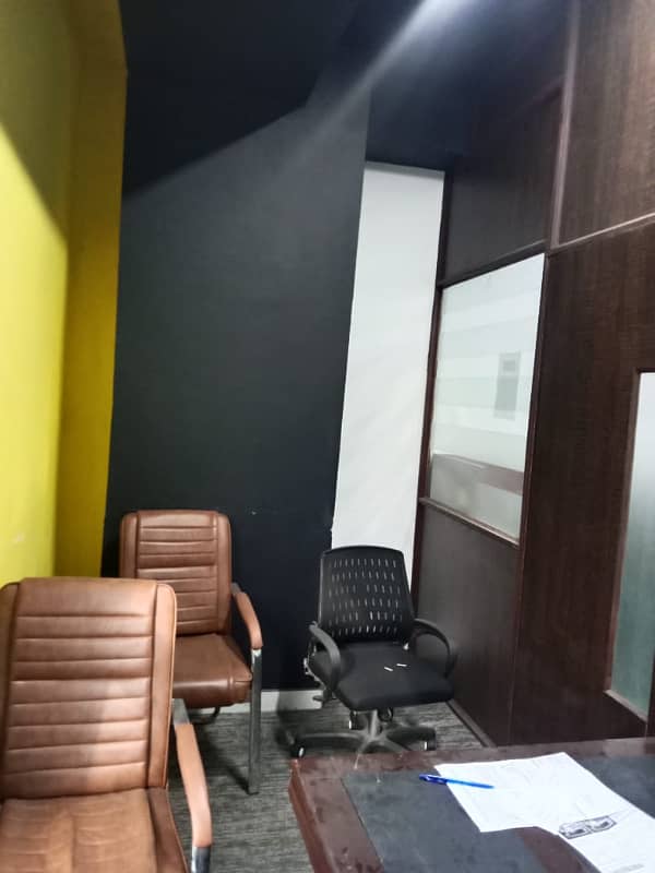 600 sqft Fully Furnished Office Main Boulevard Gulberg Original Pics Attached 13