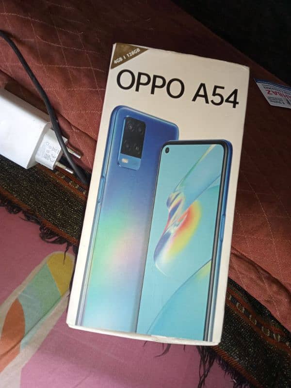 25000 oppo a54 4/128 with box charger contact 03038225971 7