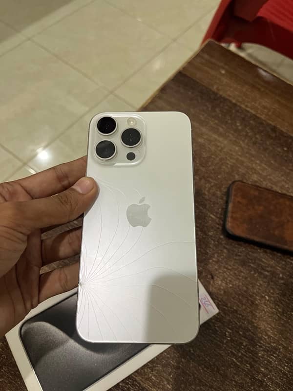 Iphone 15 Pro Max Non Pta JV ( Back ) condition 9/10 2