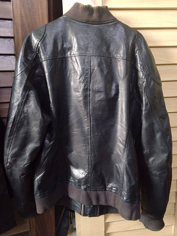 Black leather jacket For men 2