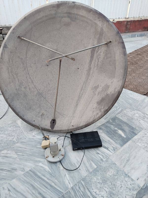 dish or receiver for sale gud condition 0