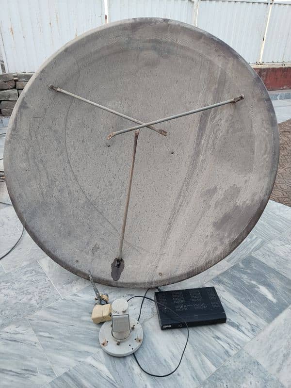 dish or receiver for sale gud condition 3