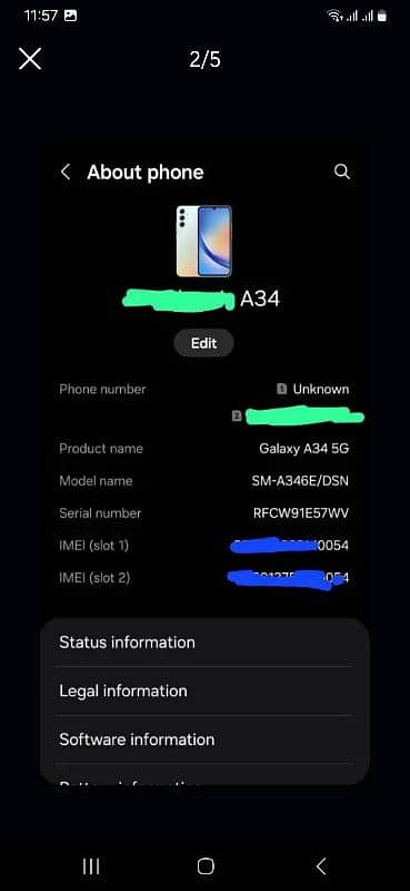 Samsung Galaxy A34 3