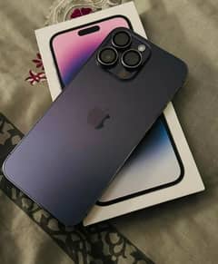 iphone 14 pro max { Deep Purple} 256 GB