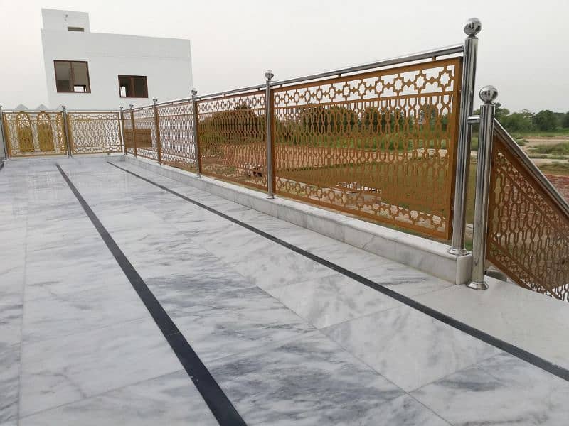 Stainless Steel, Glass, Railing, Grill, Fence, Stairs, terrace, 3