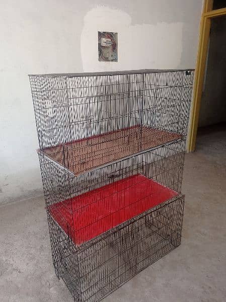 3 peace Bird cage 3