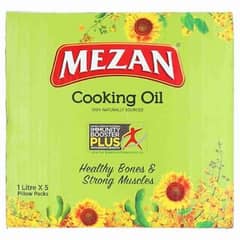 Mezan Cooking Oil 1x5 Ltr Carton