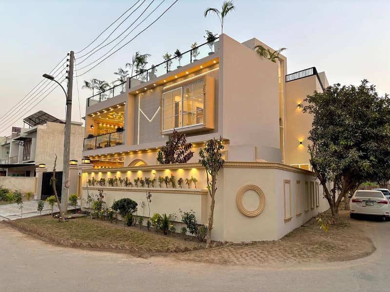 13 Marla Most Beautiful Modern Elevation Double Storey Luxury House For Sale 0