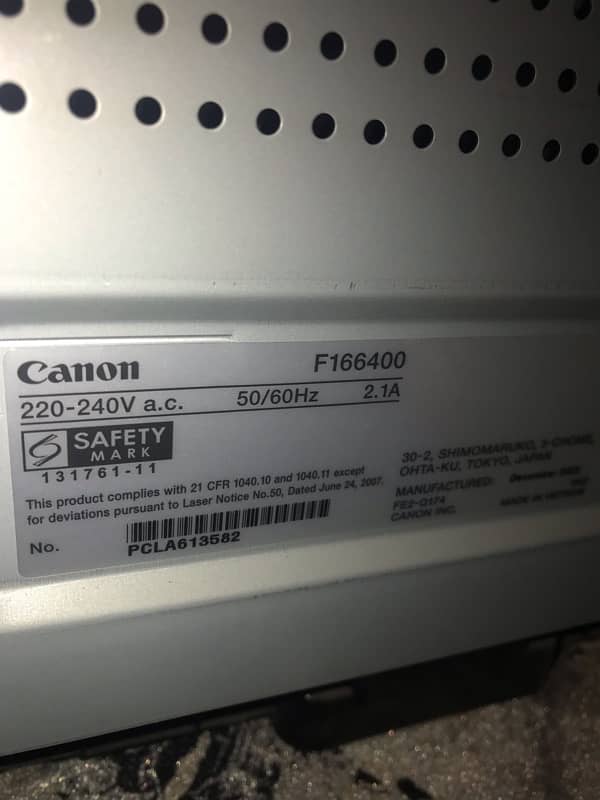 canon image class LBPB030 fast printer 5