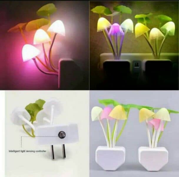 LED Sensor Mushroom Night Light 2