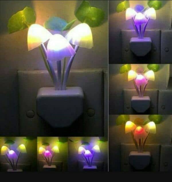 LED Sensor Mushroom Night Light 4