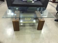 Glass & Wood Center Table