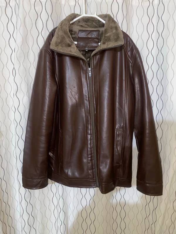 Leather Jacket xl size 4