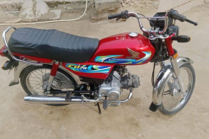 Honda CD 70 model 2024 4