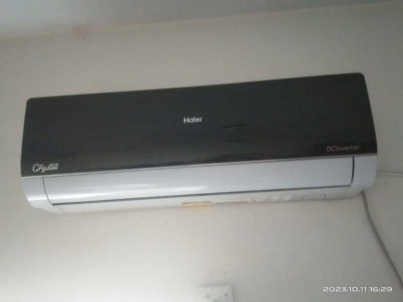 Haier 1.5 ton DC inverter heat and cool 0