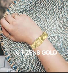 CITIZEN GOLD-TONE STAINLESS