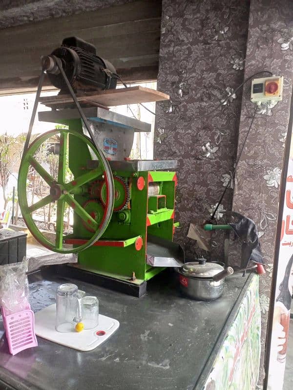 Ghana machine + Table + Ghana stand 03246302634 4