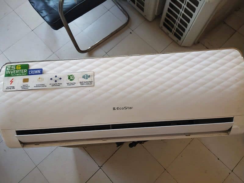 Ecostar 1 ton DC inverter heat and cool 0