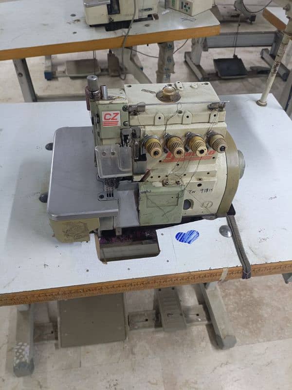 Overlock pico machine with new servo motor 2