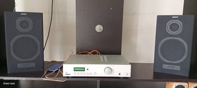 Acoustic Solutions SP101 220V Amplifier & Sony SS-A20 HI-FI Speakers