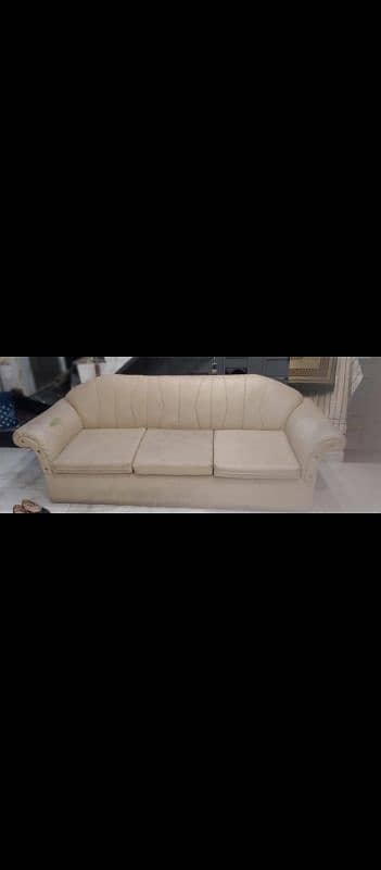 used sofa with good quality wood. 1