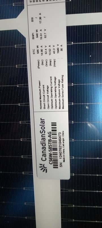 canadian sunlife solar panels osaka 4kw  for sale 3