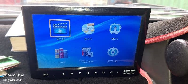 Universal Car LCD 8inch + Car Tape for sale in Lahore 0