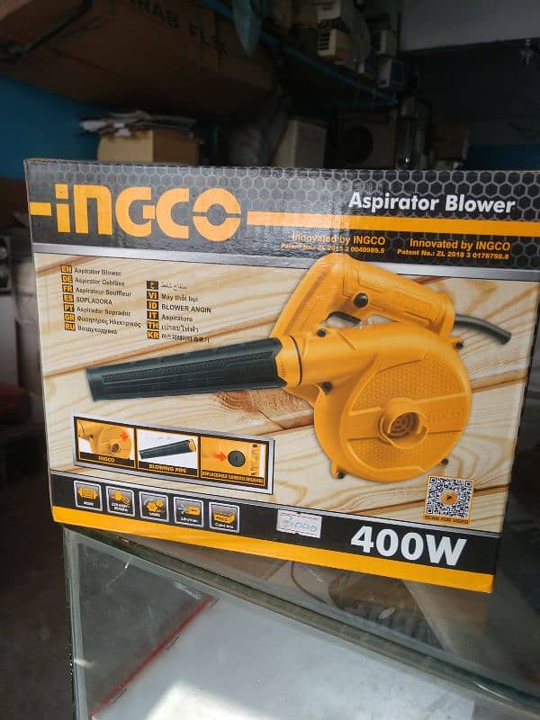 Ingco 400 watt air blower, vaccume 0