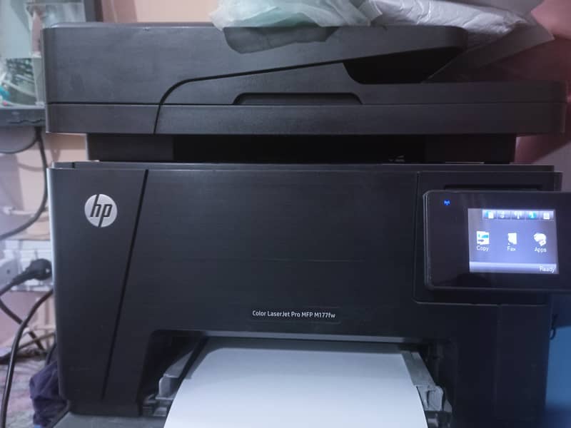 HP color laserjet pro MFP M177fw . Used printer 2