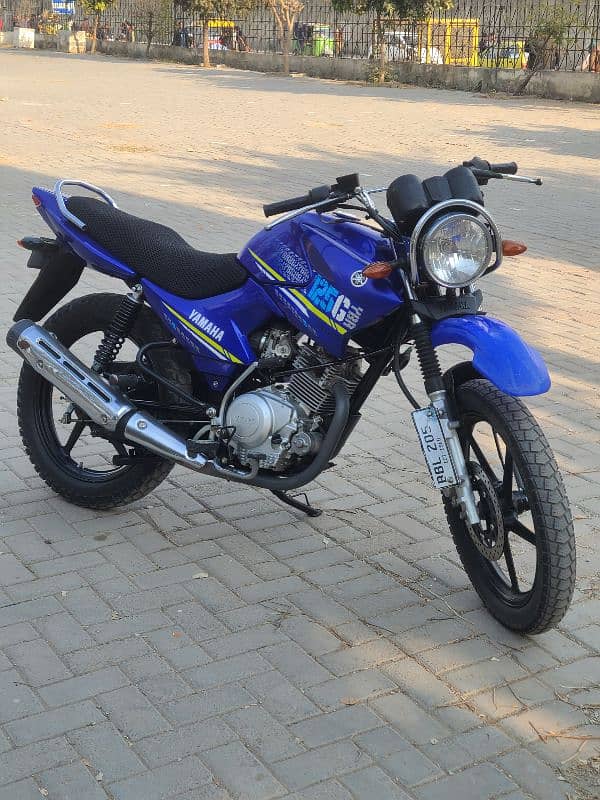 YAMAHA YBR 125 G BLUE COLOR 1