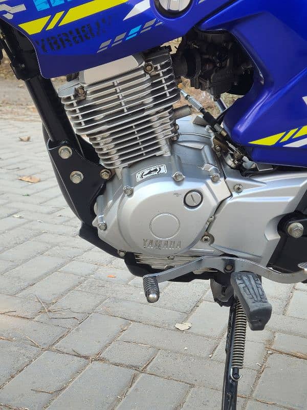 YAMAHA YBR 125 G BLUE COLOR 4