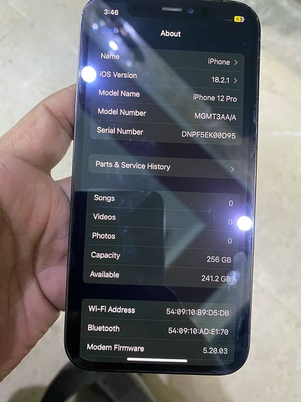 iphone 12 pro 256gb pta approved 8