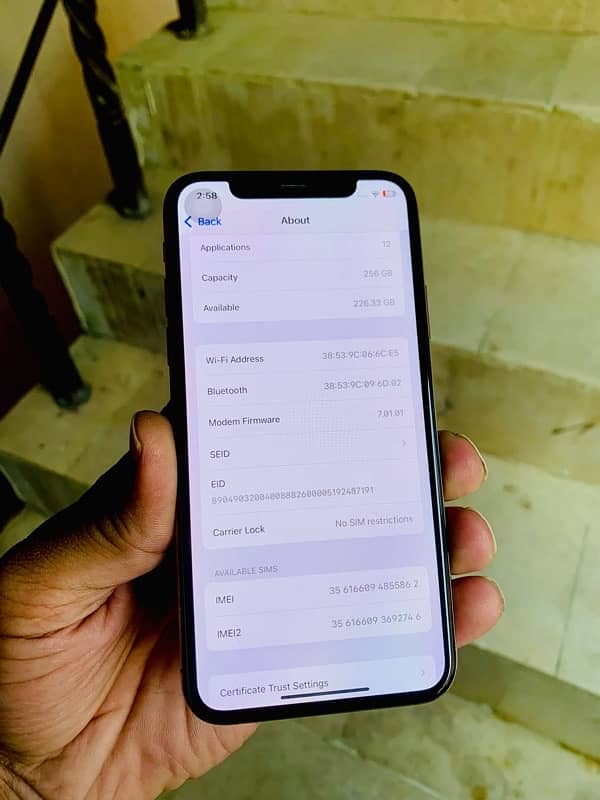 iPhone XS 256Gb NON PTA FACTORY face id failed 4