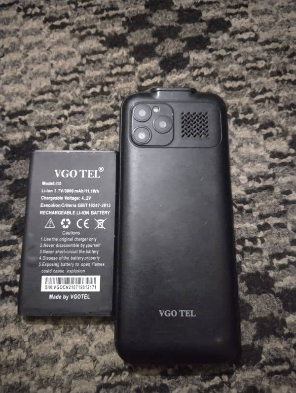 VGo Tell keypad model:15 2